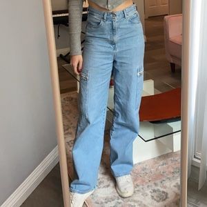 LEVI’s Ribcage Jean / Light Denim & Zip Pockets / Wide Leg, Loose Fit